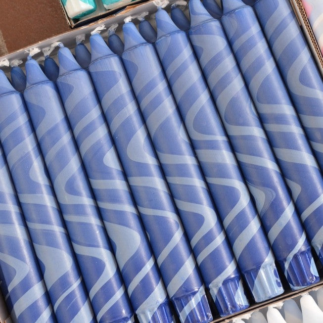 No.2 Hex Taper Candle Duo