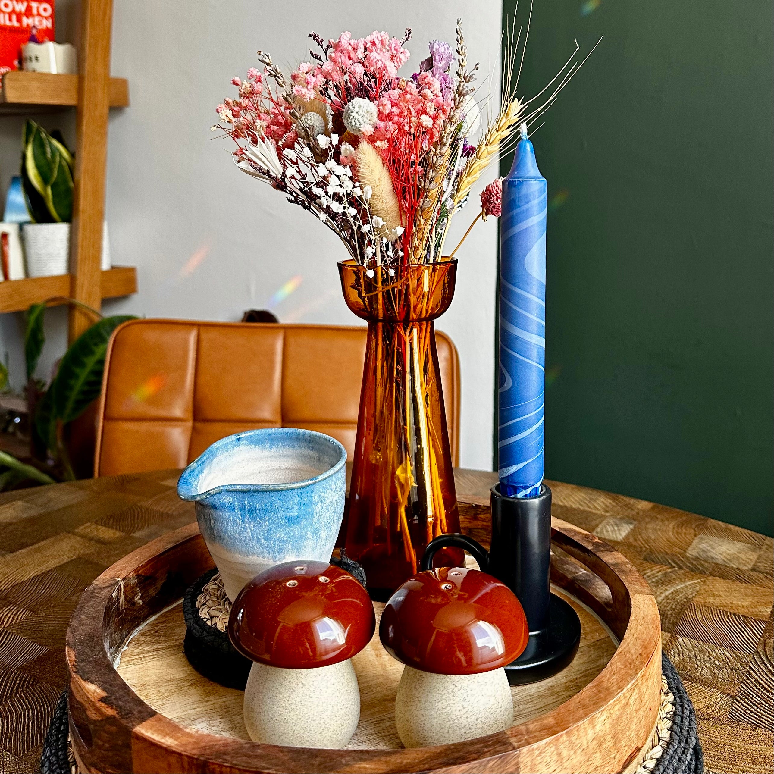 No.2 Hex Taper Candle Duo