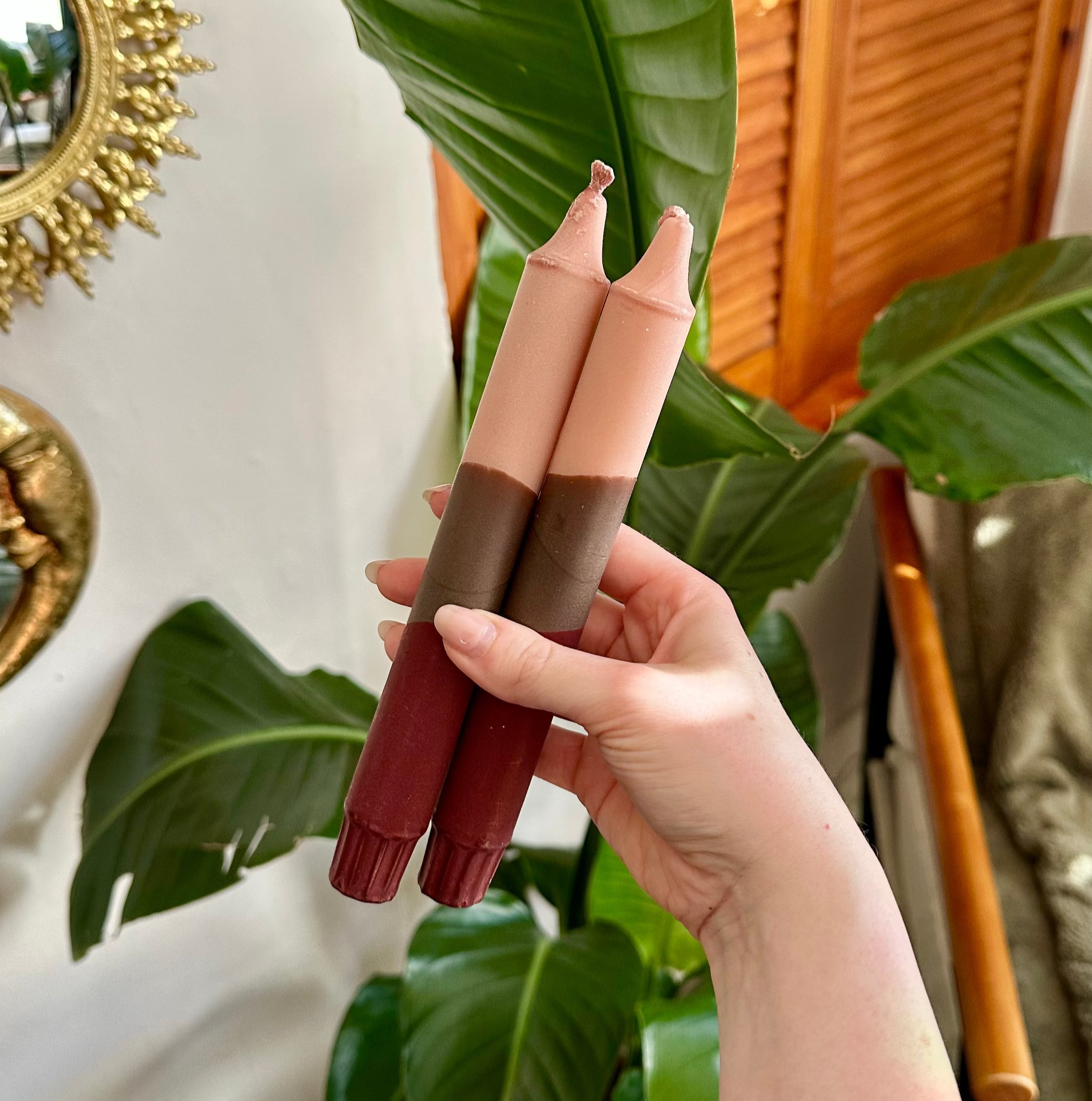 No.4 Beltane Taper Candle Duo