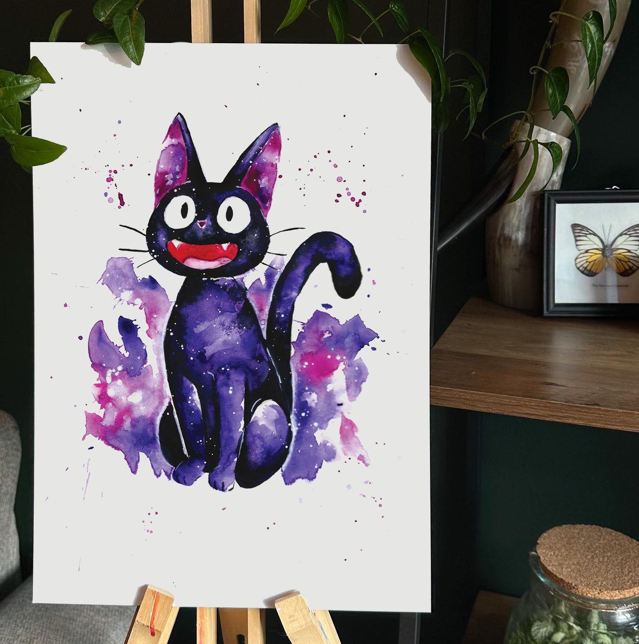 Jiji Cat Print